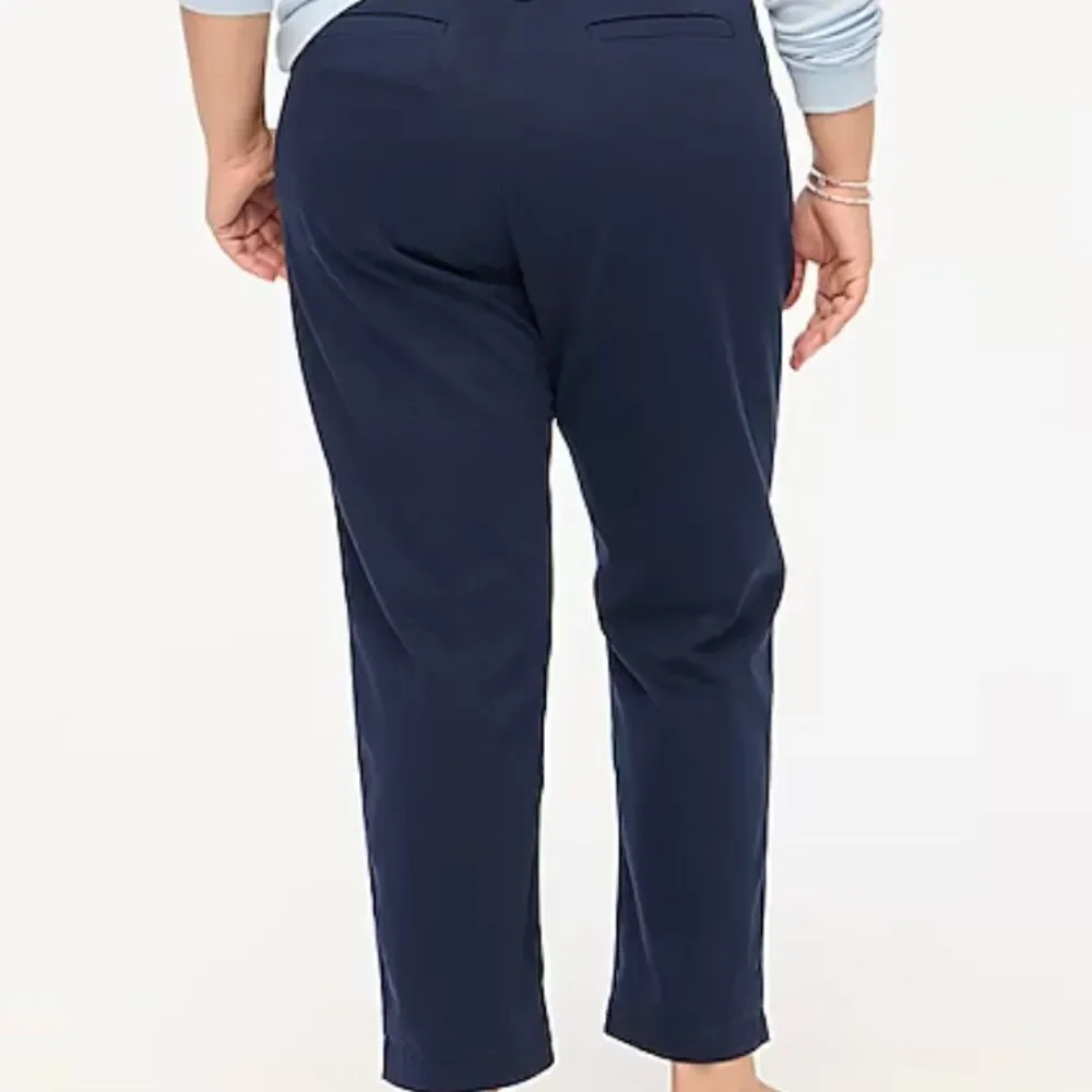 J. Crew Factory High-rise girlfriend chino pant Navy blue EUC size 0 - Picture 6 of 13